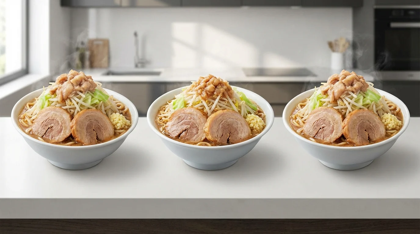 ファミマvs他コンビニ｜二郎系ラーメン比較