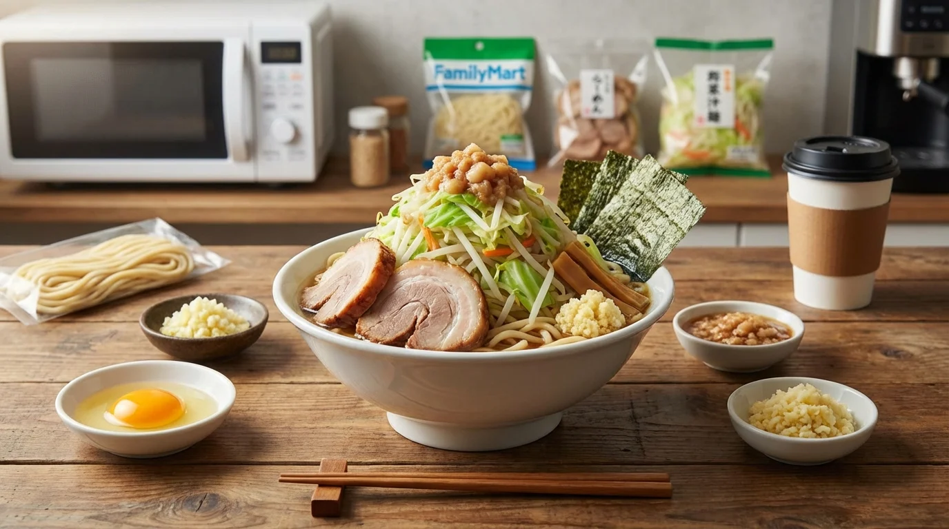 ファミマ二郎系ラーメンを本格的にするアレンジ術
