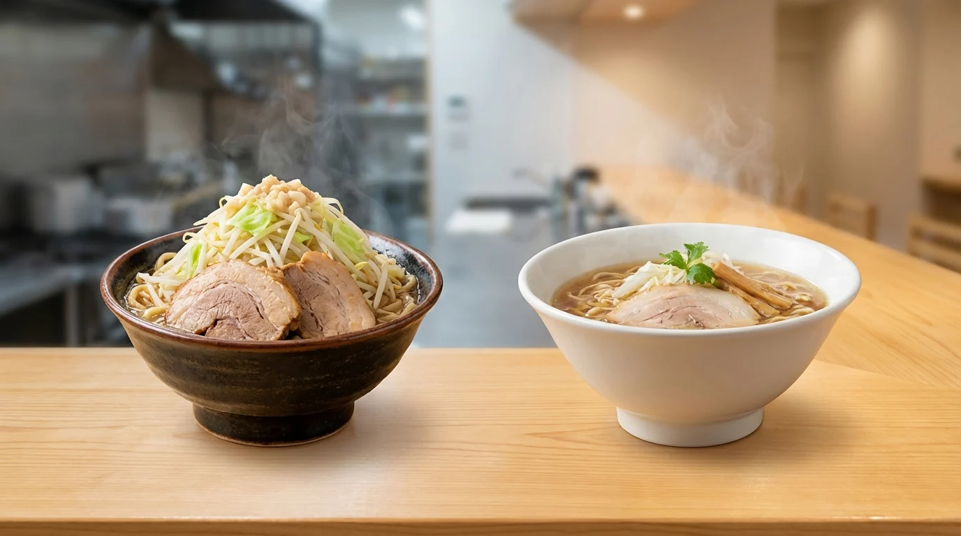 本家二郎とインスパイア系の違い｜初心者はどちらを選ぶべき？