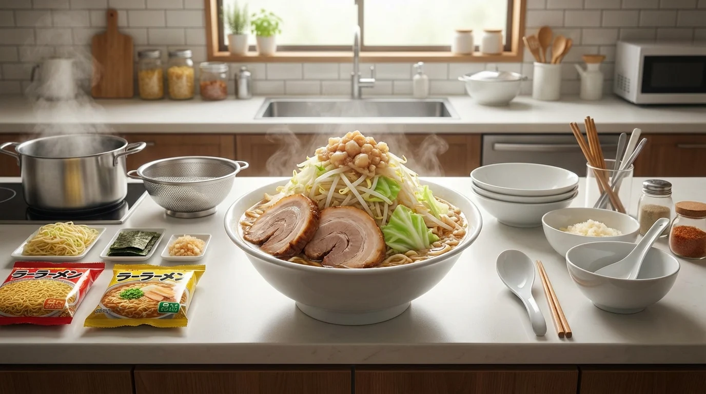 二郎系インスタントの作り方｜5ステップで完全再現