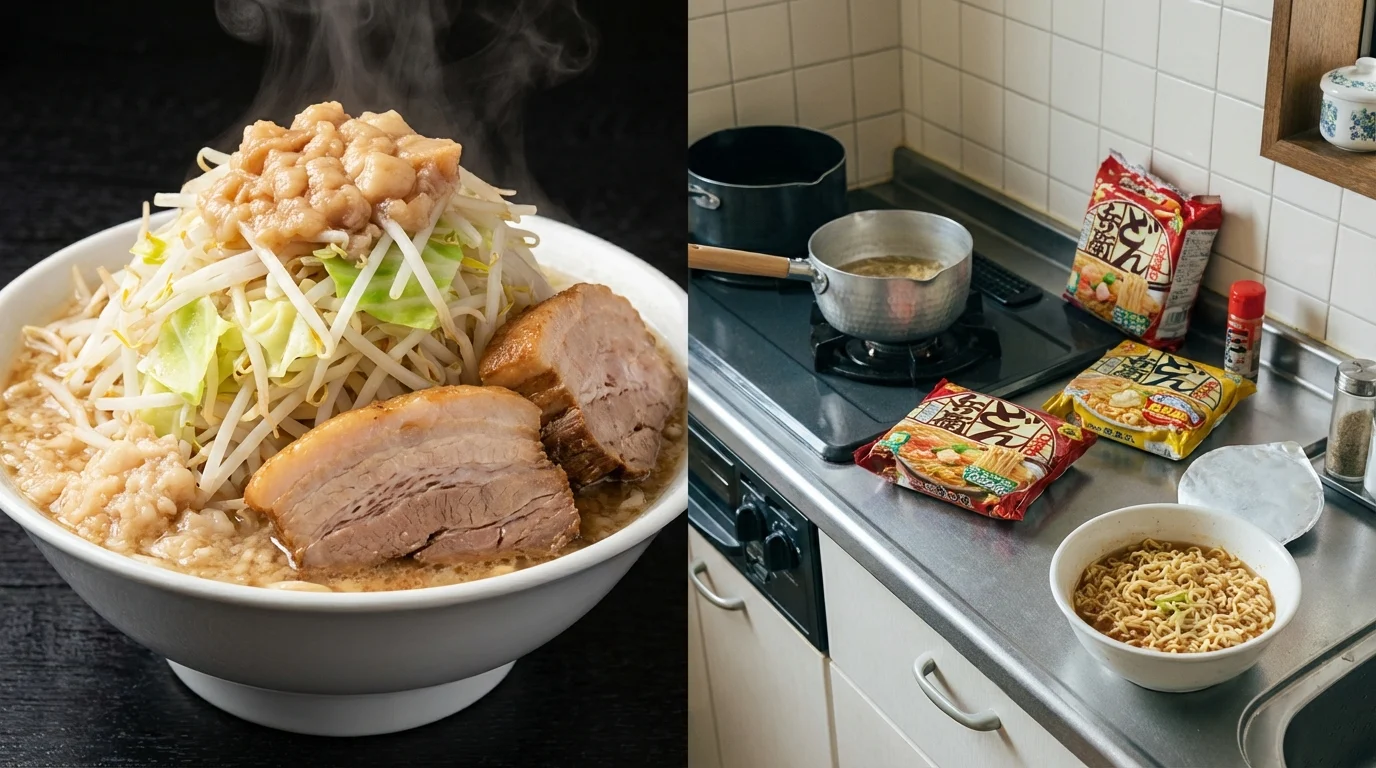 そもそも二郎系ラーメンとは？インスタント再現の限界