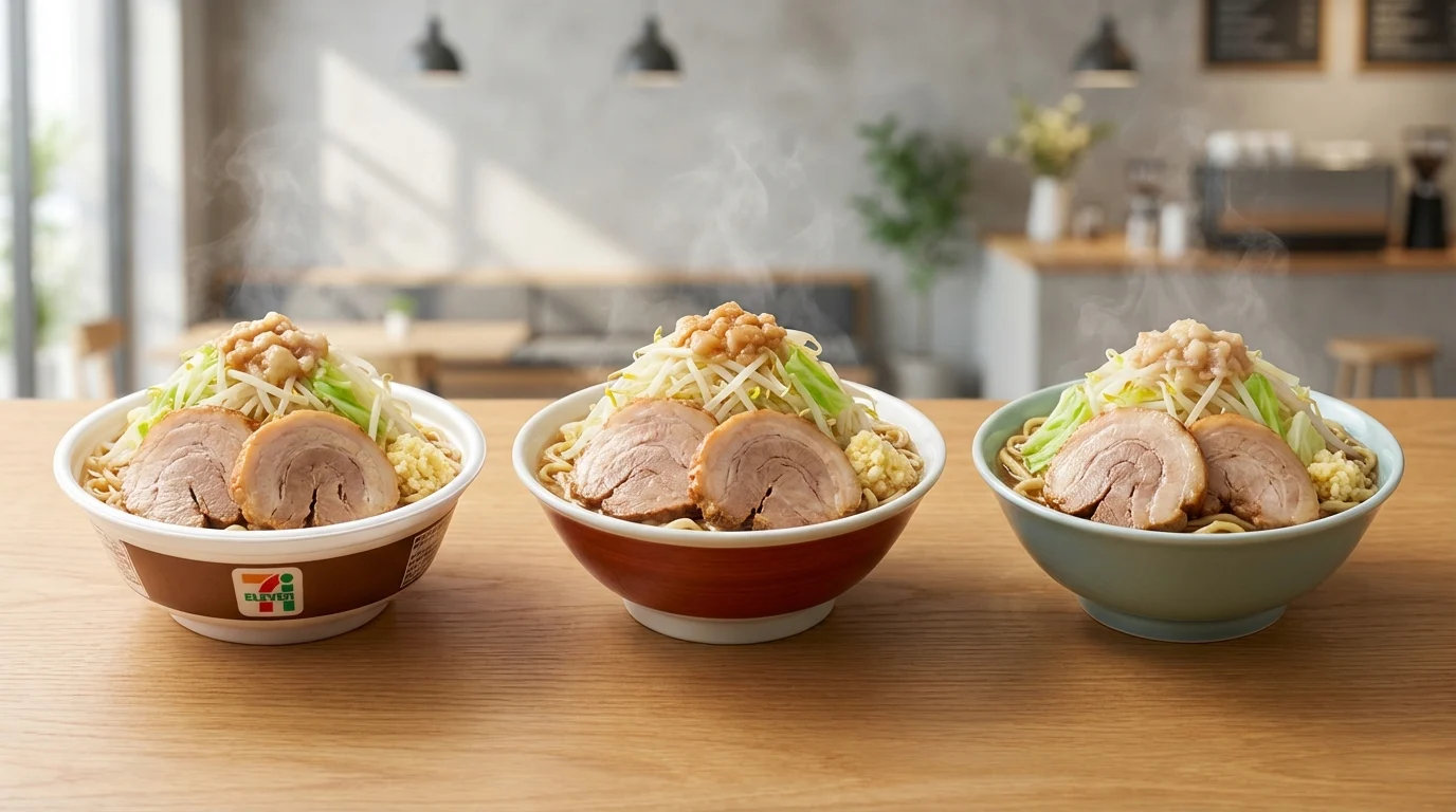 セブン・ローソン・ファミマ｜コンビニ二郎系ラーメン比較