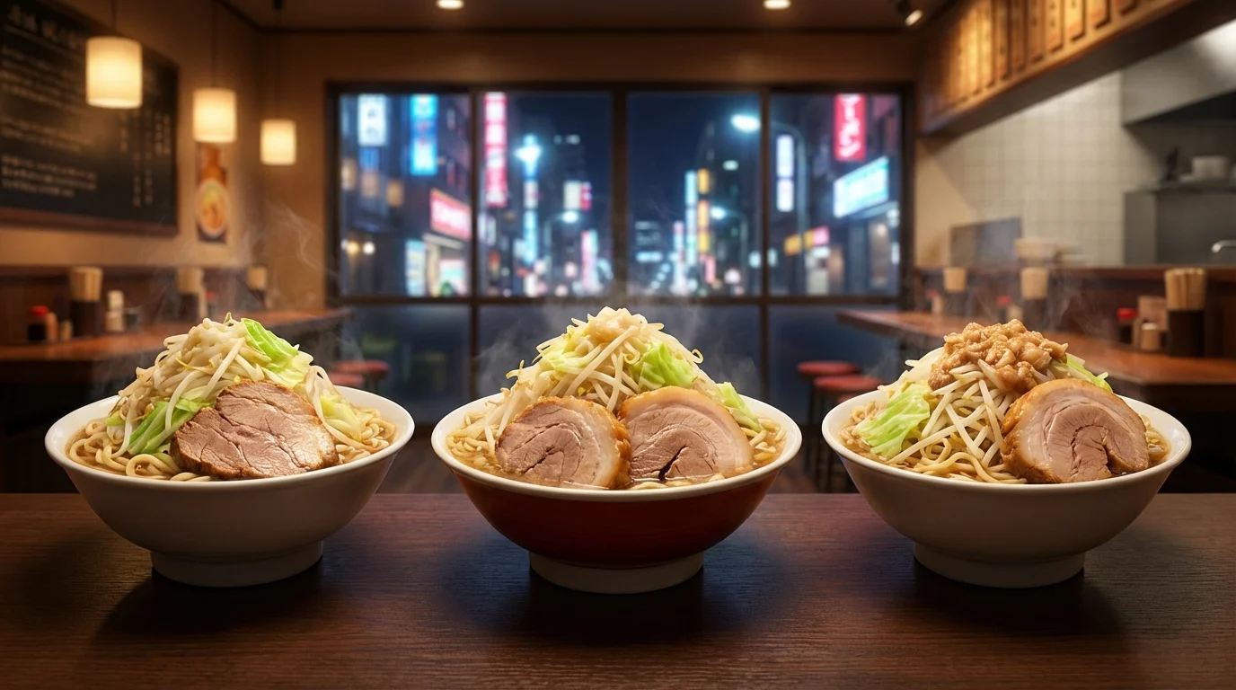 【目的別】深夜に行くべき二郎系ラーメンおすすめ3選