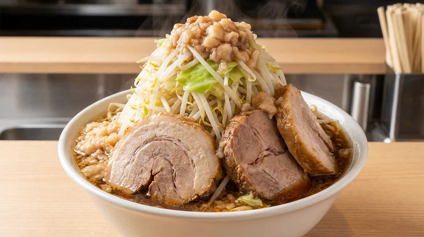 二郎系ラーメンの写真はこれ｜初めての人が知っておきたい見た目の特徴