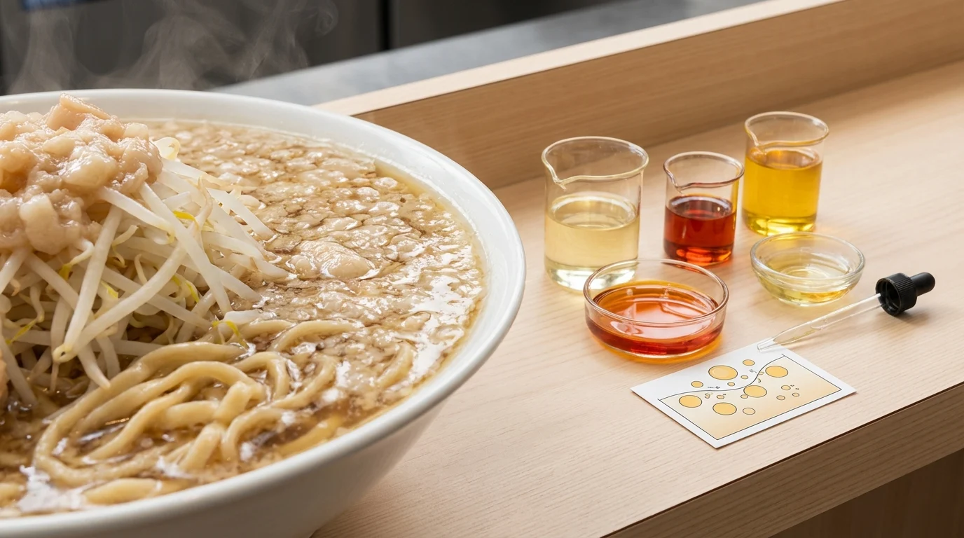 二郎系ラーメンの油を徹底解剖｜種類・役割・仕組み