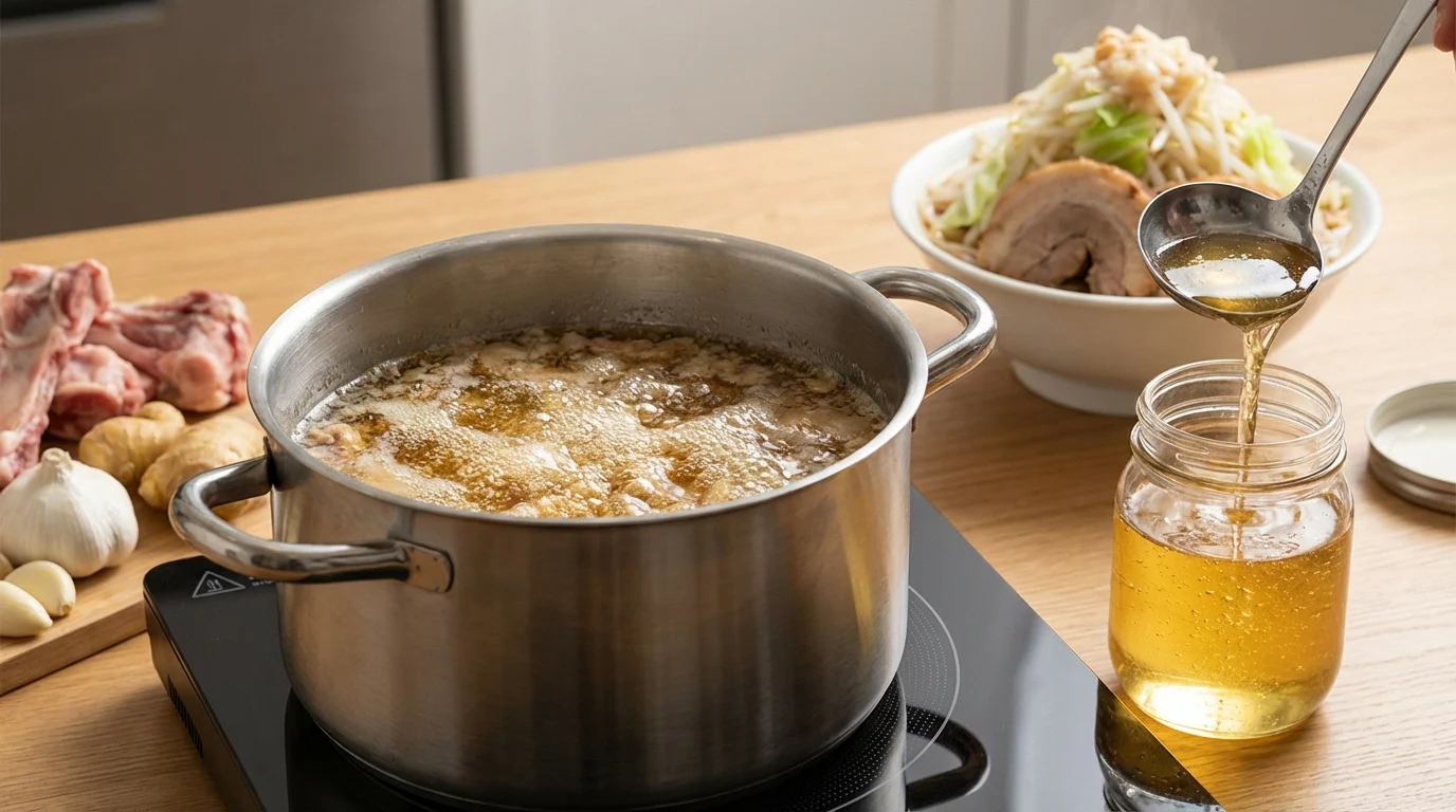 【実践】二郎系ラーメンの油を自宅で作る方法｜完全手順ガイド