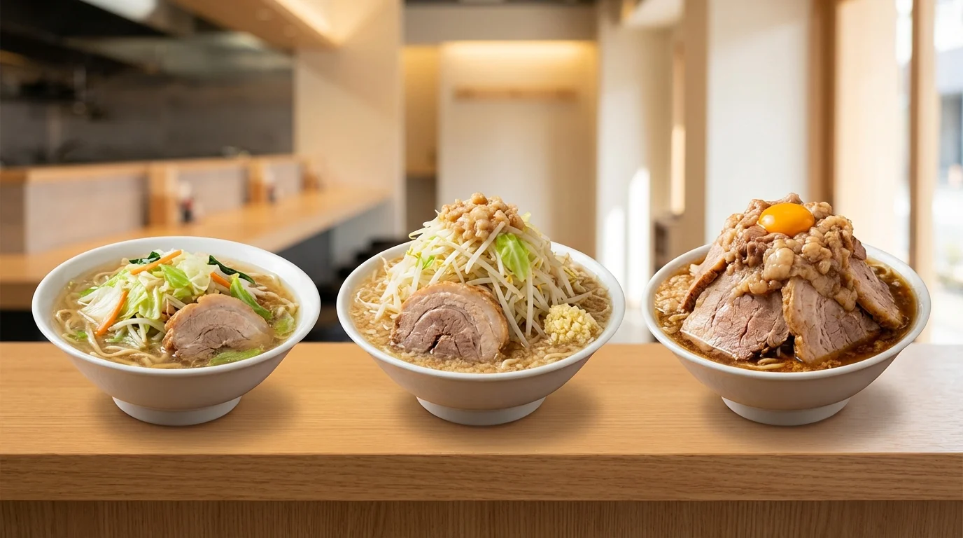 タイプ別｜あなたに合った二郎系ラーメンの種類の選び方