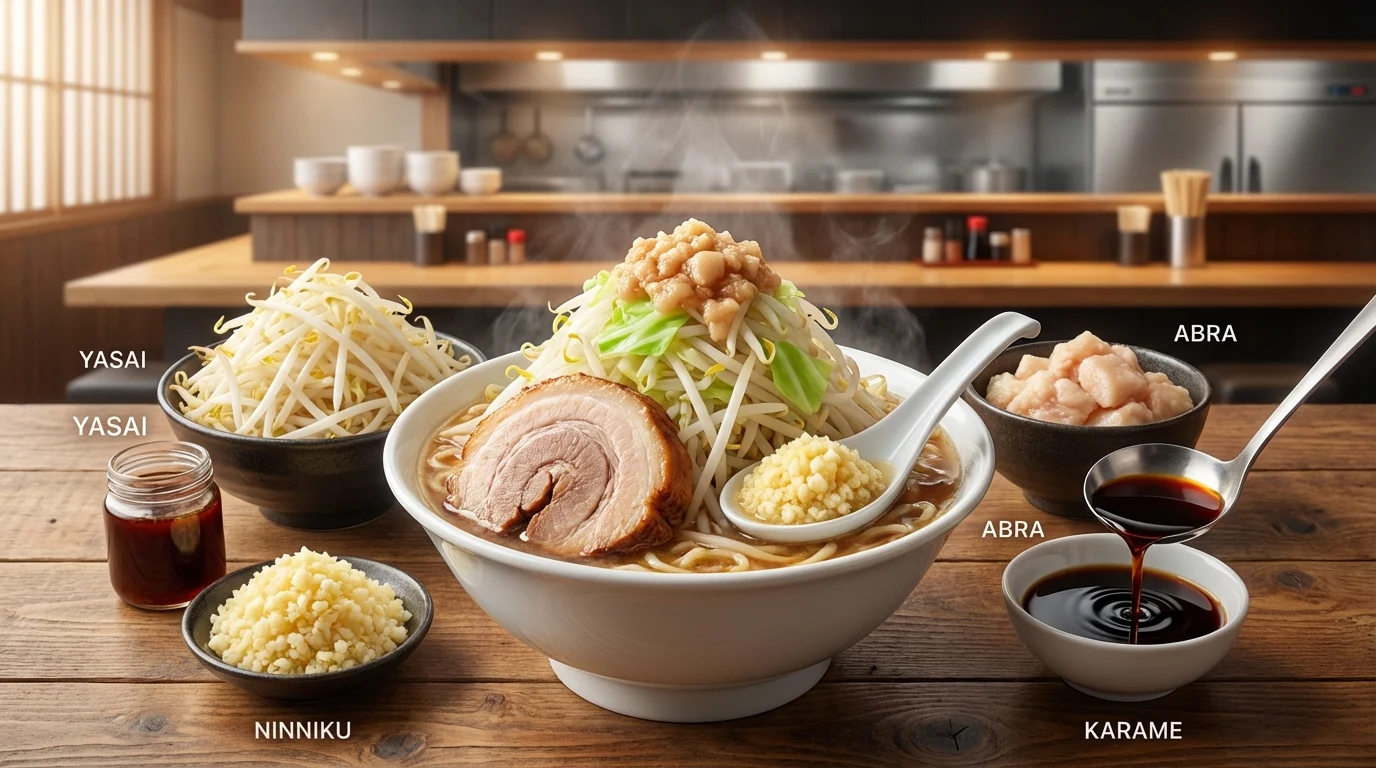 二郎系ラーメンのコール全種類と意味を解説