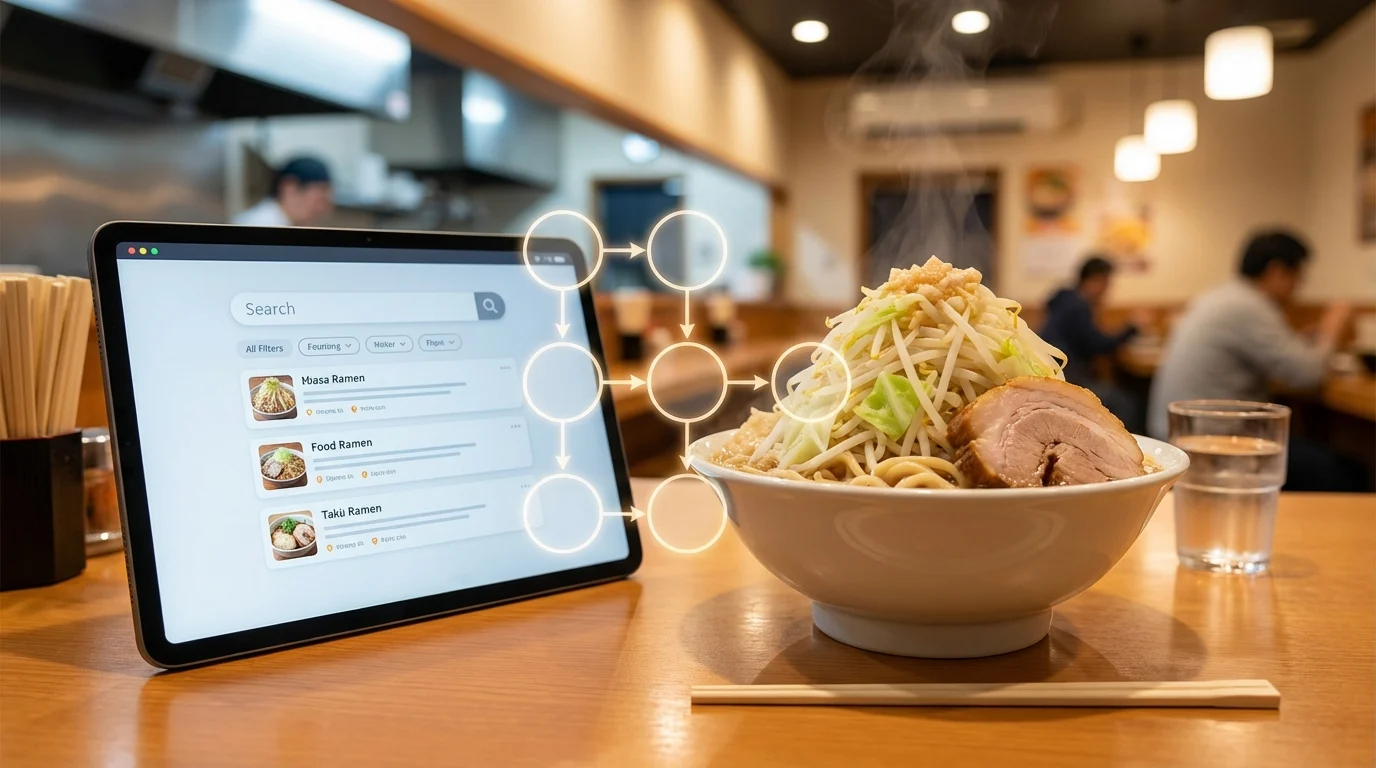 ラーメンデータベースで二郎系を検索する5ステップ【図解付き】