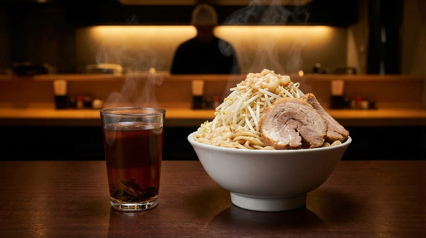 なぜ二郎系ラーメンに黒烏龍茶が選ばれるのか?効果のメカニズム