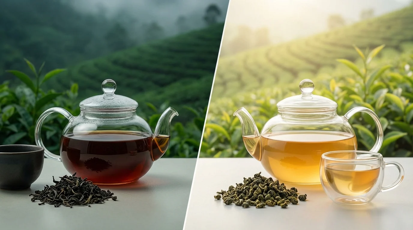 黒烏龍茶と普通の烏龍茶の違い|どちらを選ぶべきか