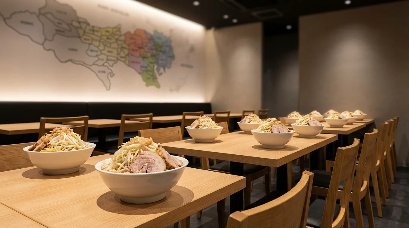 【エリア別】テーブル席がある二郎系ラーメン店一覧