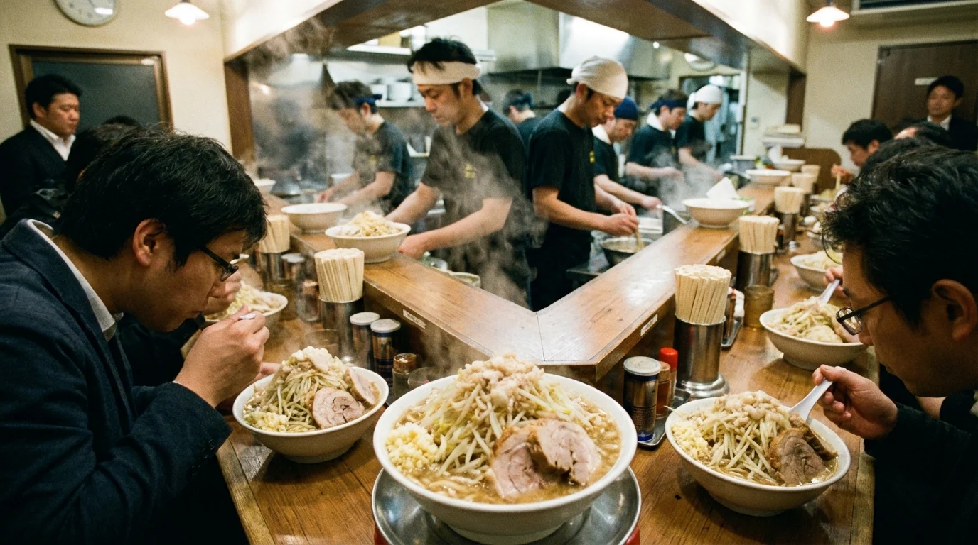 なぜ二郎系ラーメンはカウンター席が多いのか？