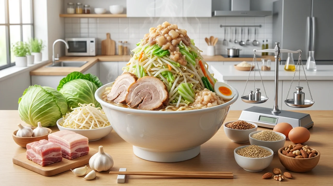二郎系ラーメン「大」のカロリーは1,500〜2,500kcal｜栄養成分も解説