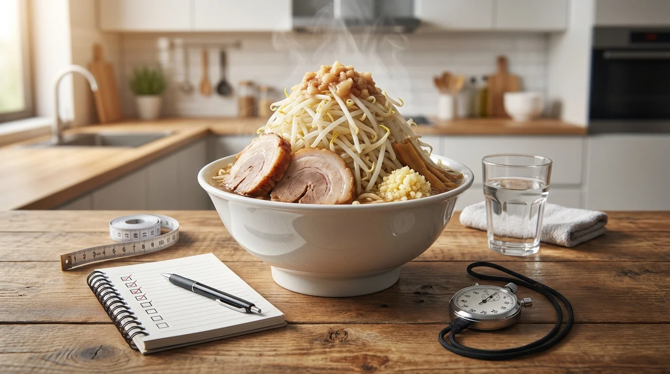 まとめ｜二郎系ラーメン「大」に挑戦する前の最終チェックリスト