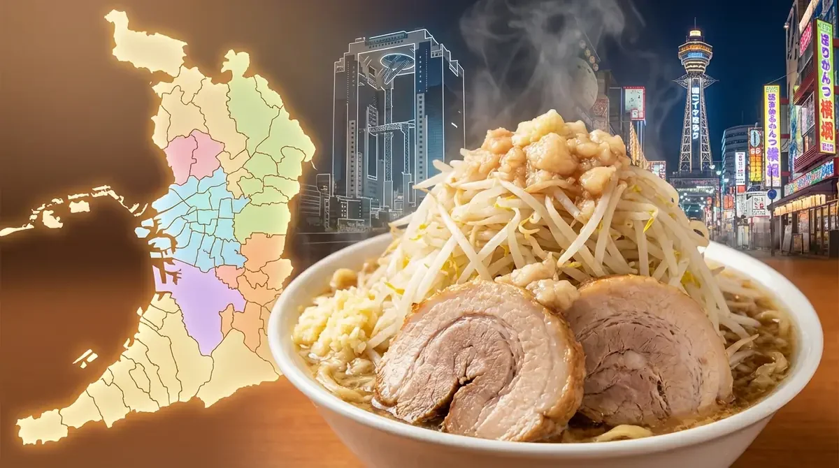 大阪の有名二郎系ラーメン店をエリア別に紹介