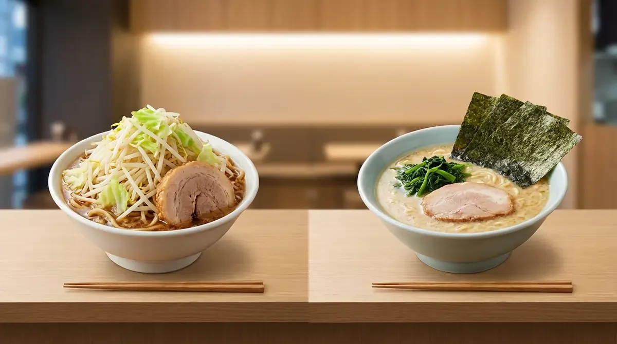 【結論】二郎系ラーメンと家系ラーメンの違いを30秒で解説