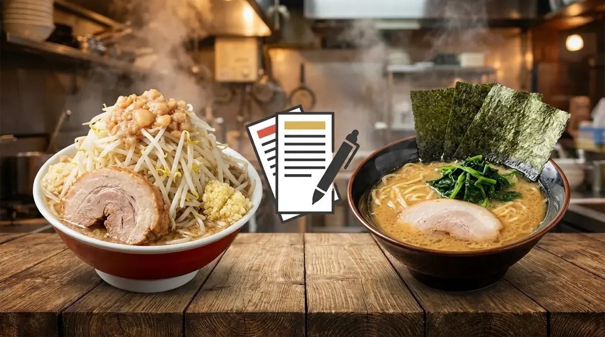 初心者必見!二郎系・家系ラーメンの注文方法ガイド