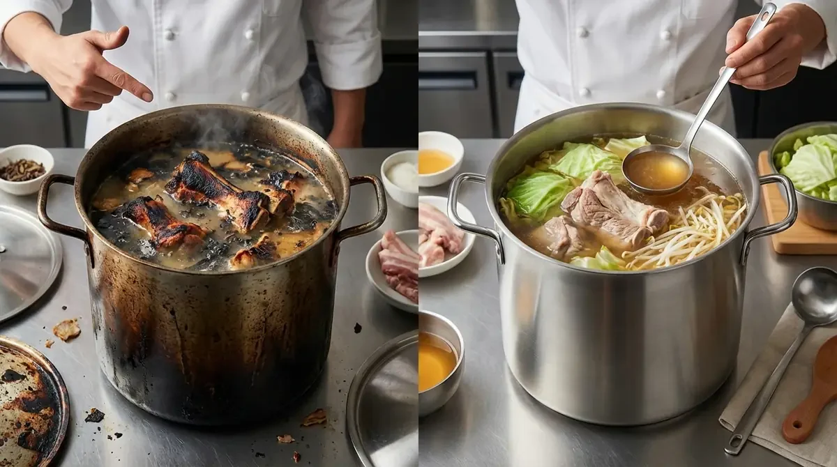 二郎系スープ作りでよくある失敗と対処法