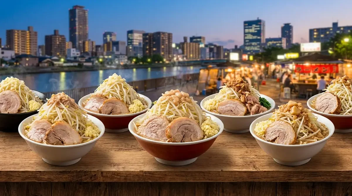 福岡の二郎系ラーメン全店舗を比較｜価格・ボリューム・味の特徴一覧