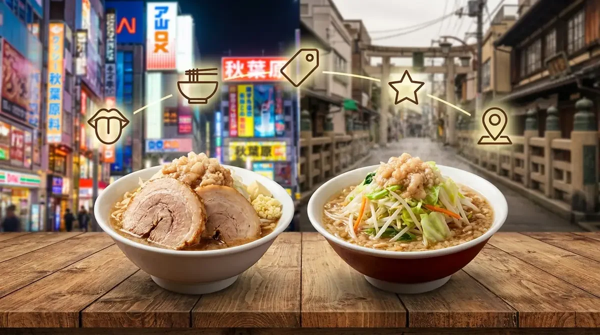 【徹底比較】秋葉原・神田の二郎系ラーメンを5つの軸で評価