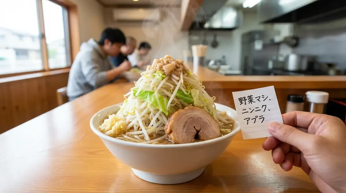 二郎初心者でも失敗しない注文方法（コールの仕方）