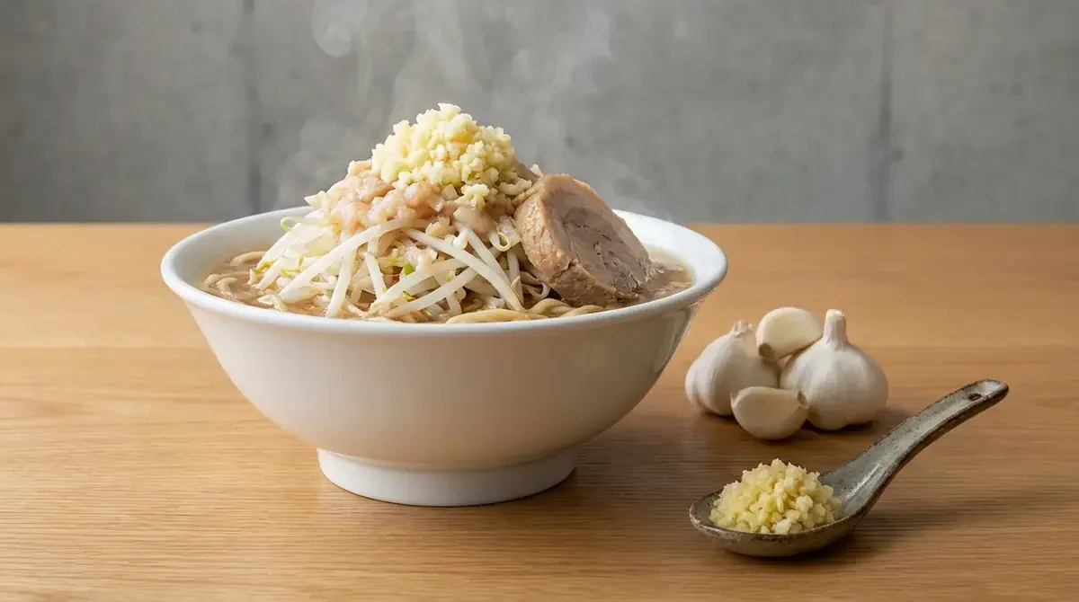 二郎系ニンニクの量は「普通」で約10〜15g（3〜5片分）