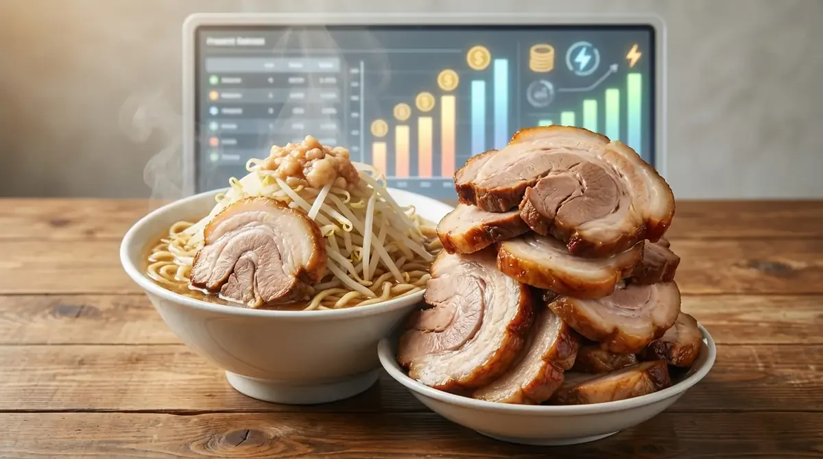 二郎系の豚増しは何枚？料金・カロリー早見表【結論】