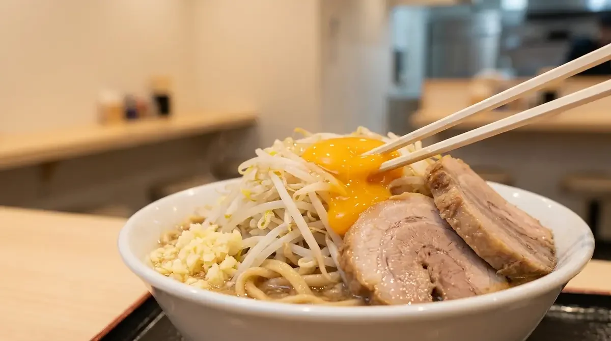 二郎系ラーメンに生卵を入れる理由を深掘り