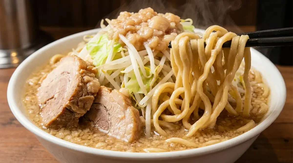 二郎系麺の特徴とは?あの独特な食感が生まれる理由