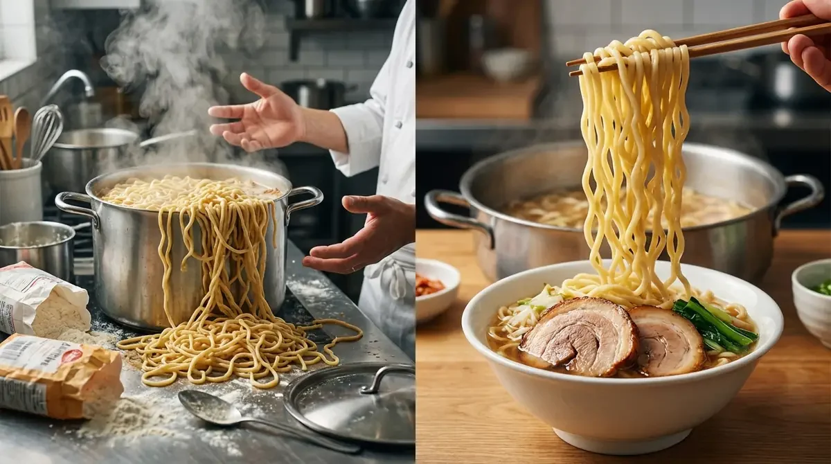 二郎系麺作りでよくある失敗と対処法