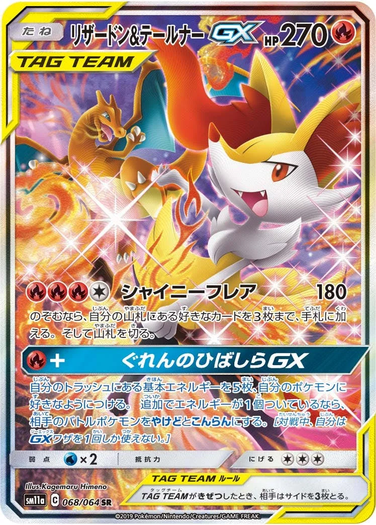 リザードン&テールナーGX SR SA