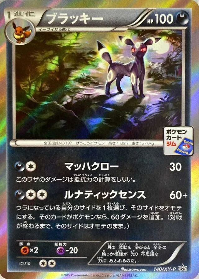 ブラッキー XY-P 140/XY-P プロモカード